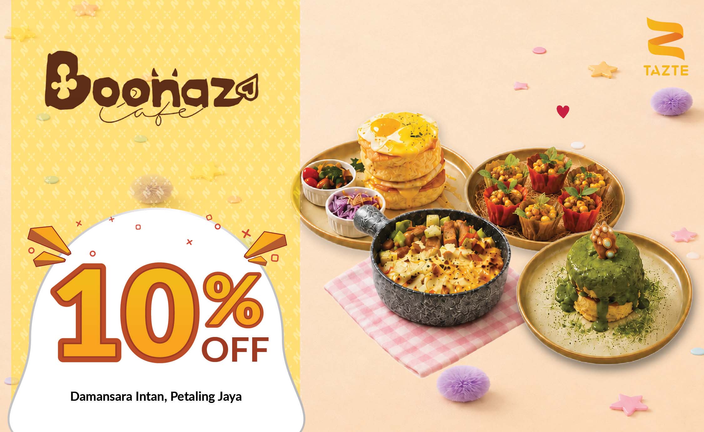 BOONAZ CAFE website